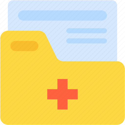 Folder, medical, prescription, health, report, record, healthcare icon - Download on Iconfinder