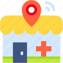 location, maps, and, map, pointer, placeholder, pharmacy