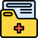 folder, medical, prescription, health, report, record, healthcare, and, pharmacy