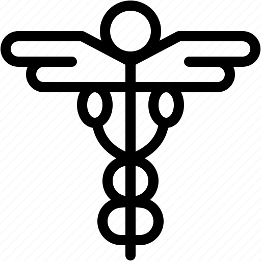 Caduceu, healthcare, and, medical, medicine, symbol icon - Download on Iconfinder