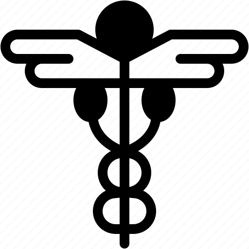 Caduceu, healthcare, and, medical, medicine, symbol icon - Download on Iconfinder