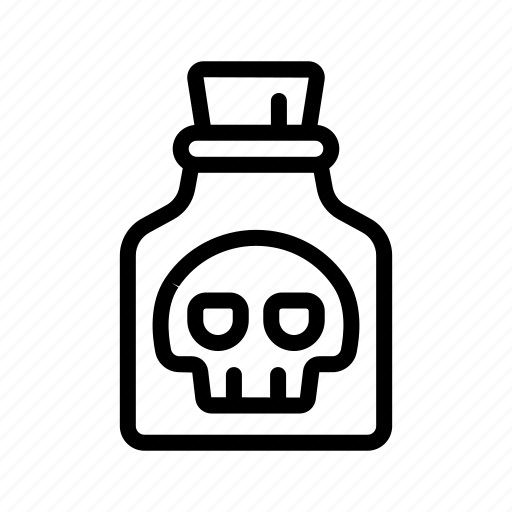 Poison, danger, toxic, chemical, bottle icon - Download on Iconfinder
