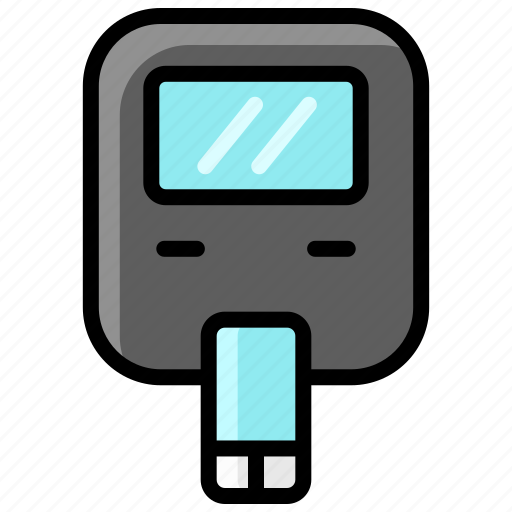 Pharmacy, glucometer, blood glucose meter, diabetes, health, medical icon - Download on Iconfinder