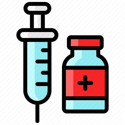 Vaccine, syringe, narcology, vaccination, injection, medical icon - Download on Iconfinder