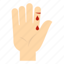 bleed, blood, finger, hand, injury, thumb, wound