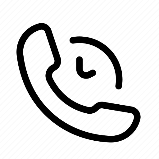 Call, duration, phone, calltime, minutes, period, timer icon - Download on Iconfinder