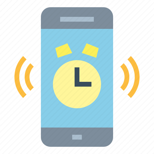 Alarm, clock, smartphone, time, timer icon - Download on Iconfinder