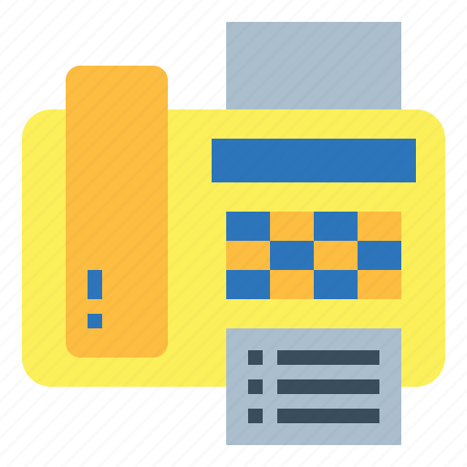 Call, fax, material, office, phone, telephone icon - Download on Iconfinder