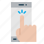 finger, gestures, hand, screen, tap, touch 