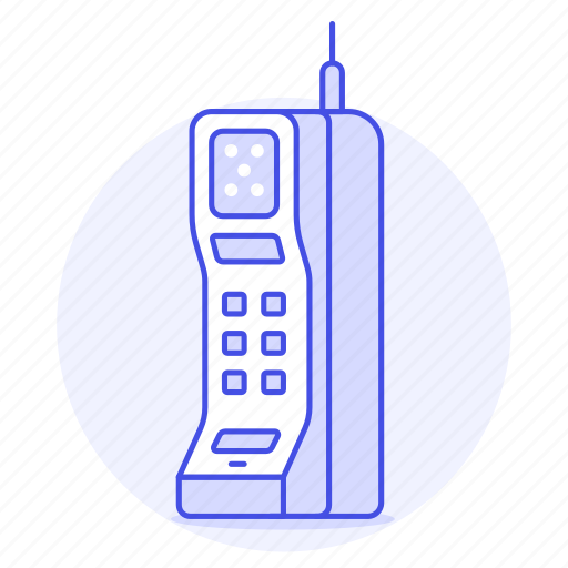 Cellphone, communication, devices, phone, retro, vintage, wireless icon - Download on Iconfinder