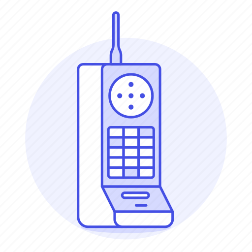 Phone, devices, vintage, retro, wireless, cellphone, communication icon - Download on Iconfinder
