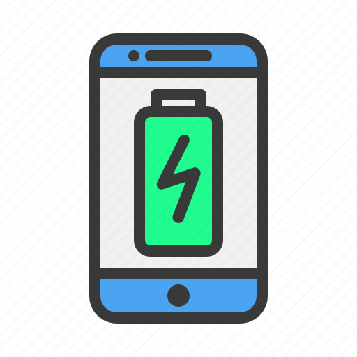 Application, battery, charge, mobile, phone, power icon - Download on Iconfinder