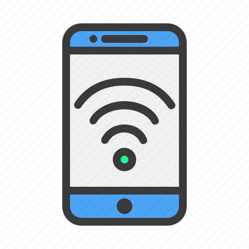 Application, connection, mobile, phone, signal, wifi icon - Download on Iconfinder