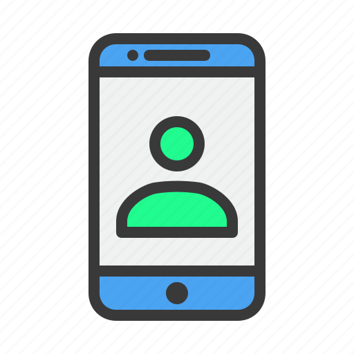 Application, contact, mobile, people, person, phone icon - Download on Iconfinder