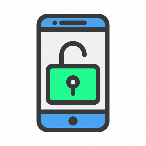 Application, mobile, phone, security, unlock icon - Download on Iconfinder