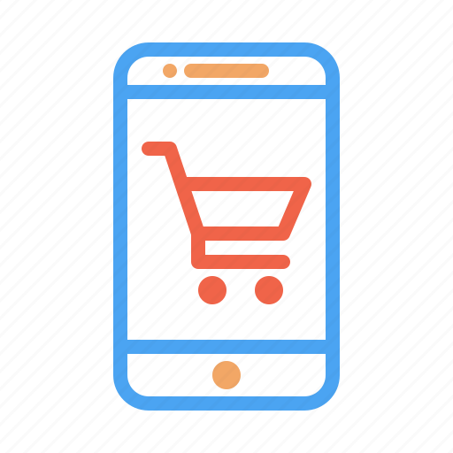 Application, cart, ecommerce, mobile, phone, shopping icon - Download on Iconfinder