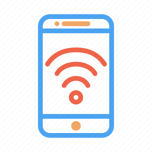 Application, connection, mobile, phone, signal, wifi icon - Download on Iconfinder