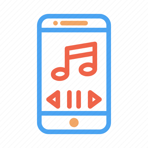 Application, mobile, music, phone, player icon - Download on Iconfinder