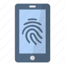 access, app, application, fingerprint, phone, security, smartphone