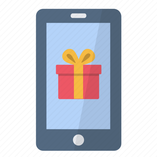 App, application, gift, phone, present, smartphone, surprise icon - Download on Iconfinder