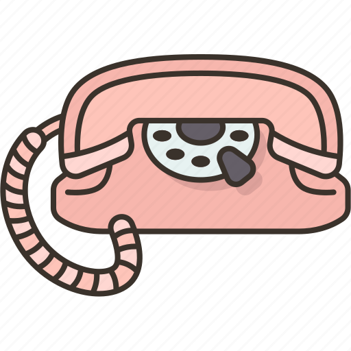 Phone, princess, rotary, bell, vintage icon - Download on Iconfinder
