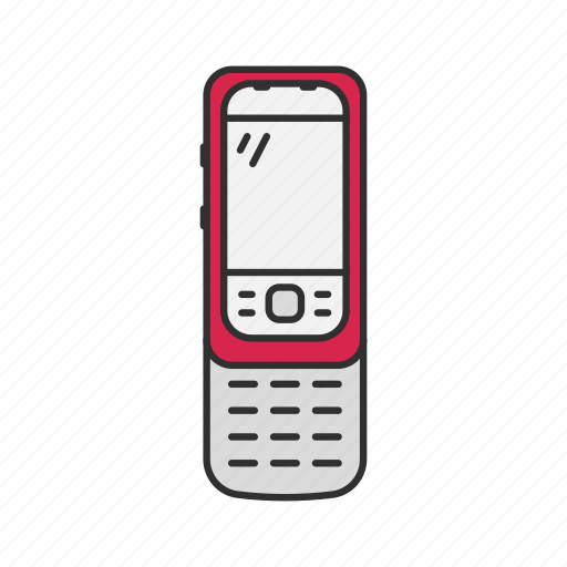 Classic phone, nokia, old phone, slide phone icon - Download on Iconfinder