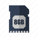 card, memory, sd-card icon 