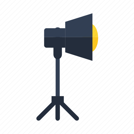Lamp, light, lightning, photo studio, spotlight icon - Download on Iconfinder