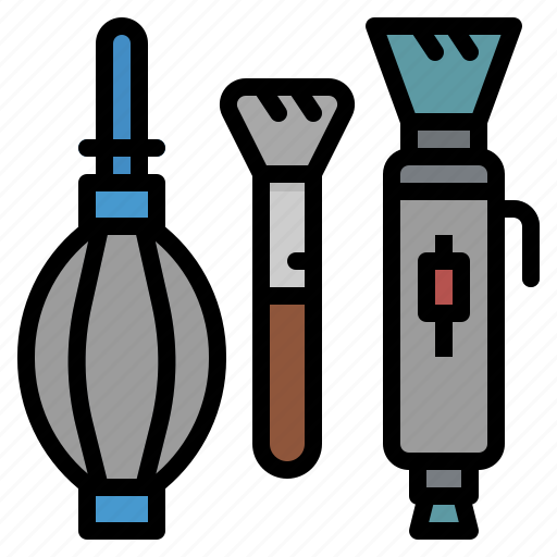 Brush, cleaning, equipment, lens, tools icon - Download on Iconfinder
