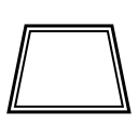 photo, frame, trapezoid, trapesium, shape, border