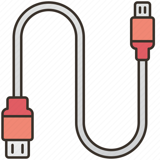 Cable, connection, data, transfer, usb icon