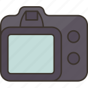 camera, dslr, view, display, digital