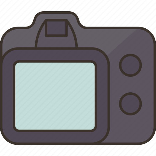 Camera, dslr, view, display, digital icon - Download on Iconfinder