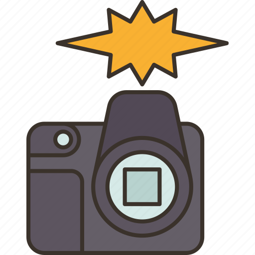 Flash, camera, light, flare, paparazzi icon - Download on Iconfinder