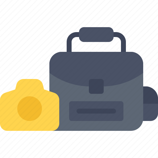Camera, bag, backpack, photography, luggage, travel icon - Download on Iconfinder