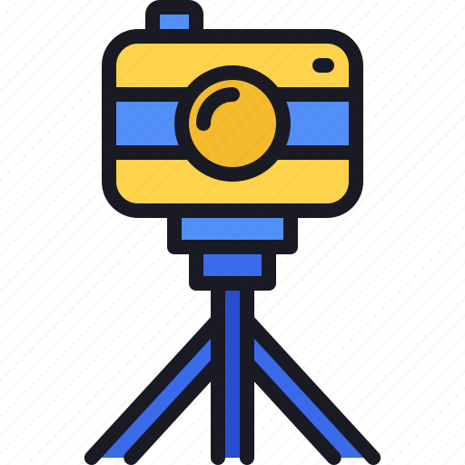 Tripod, camera, equipment, photography, stand icon - Download on Iconfinder