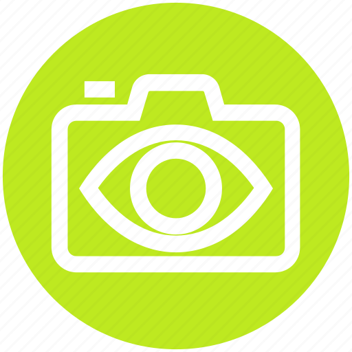 Camera, digital camera, eye, photography, picture, resolution, view icon - Download on Iconfinder