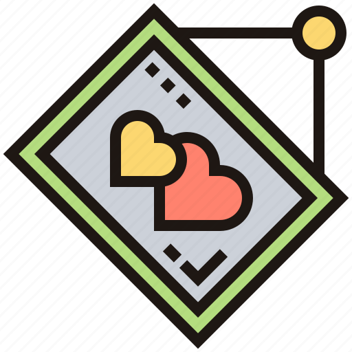 Frame, hanging, heart, photo, picture icon - Download on Iconfinder