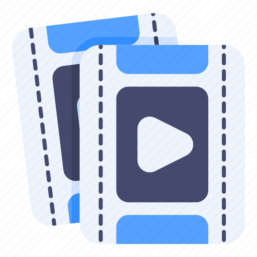 Video, play, strip, album, camera, photography, photo icon - Download on Iconfinder