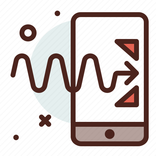 Mobile, waves, science, movement icon - Download on Iconfinder