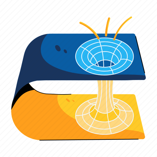 Rosenbridge, wormhole, einstein wormhole, spacetime, physics experiment icon - Download on Iconfinder