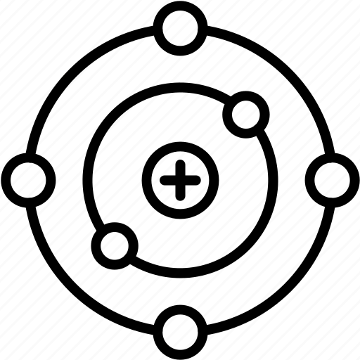 Atom, atomic, direction, electron, motion icon - Download on Iconfinder