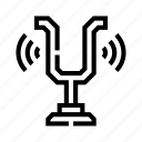 sound, fork, instrument, tuning, music, frequency, harmony, physics