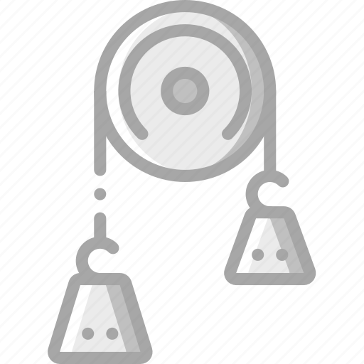 Education, physics, pulley, science, weight icon - Download on Iconfinder