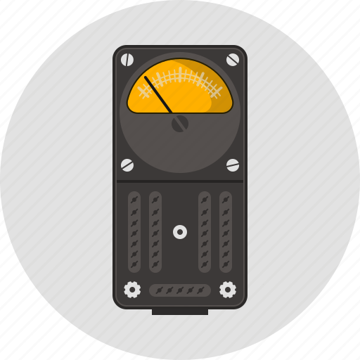 Ammeter, amper, amperemeter, appliance, electricity, physics, volt icon - Download on Iconfinder