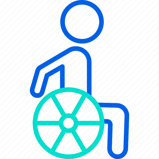 Wheelchair, disability, disabled, physiotherapy, rehabilitation, accessible, aid icon - Download on Iconfinder