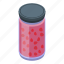 pickled, berry, isometric 