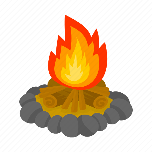 Bonfire, fire, firewood, flame, heat icon - Download on Iconfinder