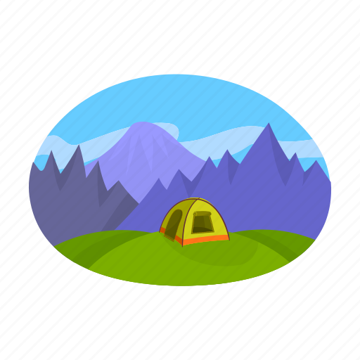 Landscape, nature, picnic, tent, travel, vacation icon - Download on Iconfinder