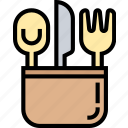 cutlery, tableware, fork, spoon, eating
